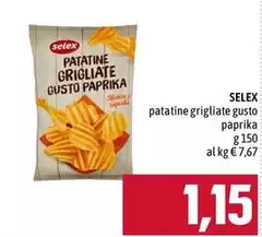 Selex - Patatine Grigliate Gusto Paprika Selex - Patatine Grigliate Gusto Paprika