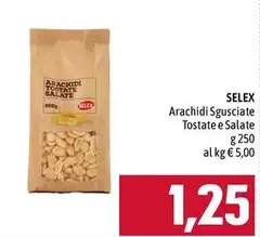 Selex - Arachidi Sgusciate Tostate E Salate