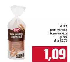 Selex - Pane Morbido Integrale A Fette