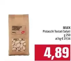 Selex - Pistacchi Tostati Salati
