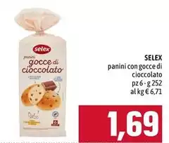 Selex - Panini Con Gocce Di Cioccolato
