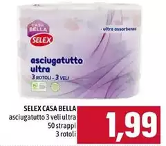 Selex - Asciugatutto 3 Veli Ultra Selex - Asciugatutto 3 Veli Ultra