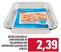 Selex - Casa Bella Contenitore In Alluminio Con Coperchio Selex - Casa Bella Contenitore In Alluminio Con Coperchio