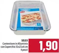 Selex - Contenitore In Alluminio Con Coperchio Selex - Contenitore In Alluminio Con Coperchio