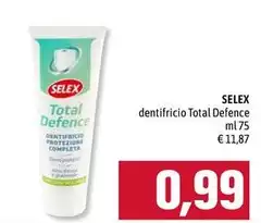 Selex - Dentifricio Total Defence