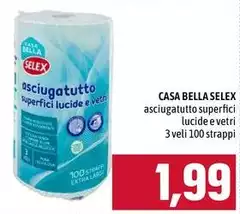 Selex - Casa Bella Asciugatutto Superfici Lucide E Vetri