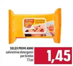 Selex - Primi Anni Salviettine Detergenti Per Bimbo