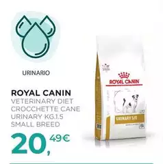 Royal Canin - Veterinary Diet Crocchette Cane Urinary Small Breed