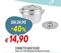 Excelsa - Fornetto Multichef Excelsa - Fornetto Multichef