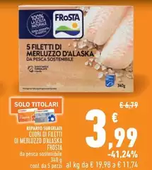 Frosta - Filetti Di Merluzzo D'alaska