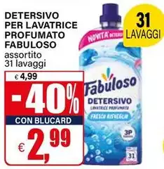 Fabuloso - Detersivo Per Lavatrice Profumato