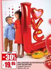 Palloncino Autoportante San Valentino