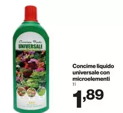 Concime Liquido Universale Con Microelementi