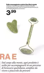 Pietra - Rullo Massaggiante E  Gus Sha In Giada