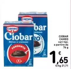 Cameo - Ciobar Cameo - Ciobar