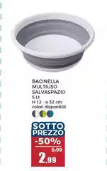 Bacinella Multiuso Salvaspazio