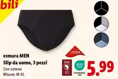 Esmara Men - Slip Da Uomo, 3 Pezzi Esmara Men - Slip Da Uomo, 3 Pezzi
