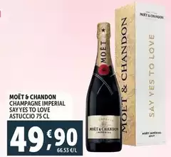 Moët & Chandon - Champagne Imperial Say Yes To Love Astuccio Moët & Chandon - Champagne Imperial Say Yes To Love Astuccio