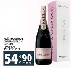 Moët & Chandon - Champagne Rose Imperial I Love You Astuccio Moët & Chandon - Champagne Rose Imperial I Love You Astuccio