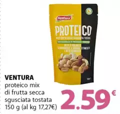 Ventura - Proteico Mix Di Frutta Secca Sgusciata Tostata