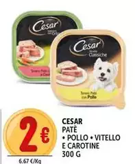 Cesar - Pate Pollo/Vitello E Carotine