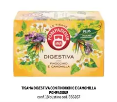 Pompadour - Tisana Digestiva Con Finocchio E Camomilla Pompadour - Tisana Digestiva Con Finocchio E Camomilla