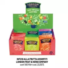 Infusi Alla Frutta Assortiti London Fruit & Herb Company Infusi Alla Frutta Assortiti London Fruit & Herb Company