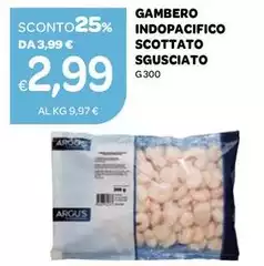 Gambero Indopacifico Scottato