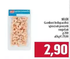 Selex - Gamberi Indopacifici Sgusciati Precotti Surgelati Selex - Gamberi Indopacifici Sgusciati Precotti Surgelati