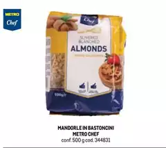 Metro chef - Mandorle In Bastoncini