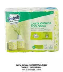 Tenderly - Carta Igienica Eco Fascettata 2 Veli Tenderly - Carta Igienica Eco Fascettata 2 Veli