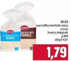 Selex - Pan Soffice Morbido Senza Crosta Bianco