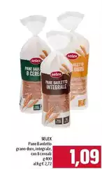 Selex - Pane Bauletto Grano Duro, Integrale, Con 8 Cereali
