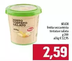 Selex - Frutta Seccamista Tostata E Salata