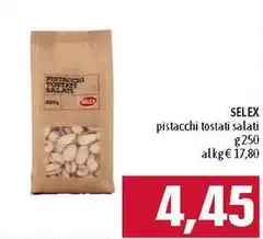 Selex - Pistacchi Tostati Salati