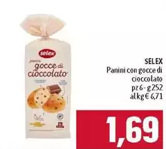 Selex - Panini Con Gocce Di Cioccolato