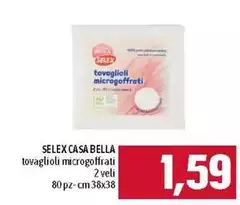 Selex - Casa Bella Tovaglioli Microgoffrati