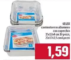 Selex - Contenitore In Alluminio Con Coperchio