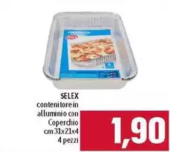 Selex - Contenitore In Alluminio Con Coperchio