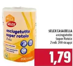 Selex - Asciugatutto Super Rotolo Selex - Asciugatutto Super Rotolo