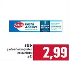 Selex - Pasta Adesiva Protesi Tenuta Sicura