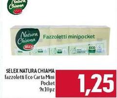 Selex - Natura Chiama Fazzoletti Eco Carta Mini Pocket