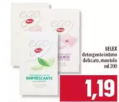 Selex - Detergente Intimo Delicato, Mentolo Selex - Detergente Intimo Delicato, Mentolo
