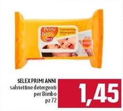 Selex - Primi Anni Salviettine Detergenti Per Bimbo
