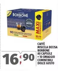 Caffe borbone - Caffe Miscela Decisa Borbone