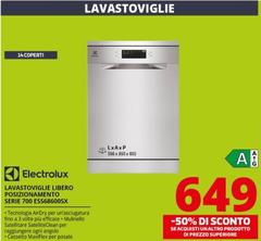 Electrolux - Lavastoviglie Libero Posizionamento SERIE 700 ESS68600SX