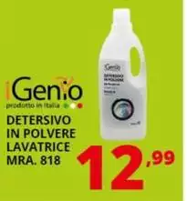 I-genio - Detersivo In Polvere Lavatrice Mra.818