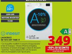 Indesit - Lavatrice IM 1072 My Time It