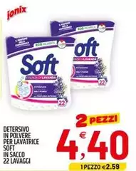 Soft - Detersivo In Polvere Per Lavatrice In Sacco 22 Lavaggi