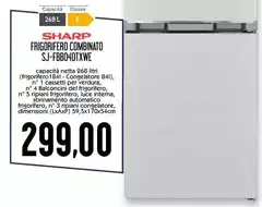 Sharp - Frigorifero Combinato SJ-FB04D4TXWE